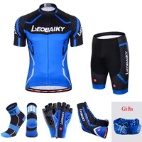 hot cycling jersey set men summer pro team 2021 mountain bike uniform bicycle clothing mtb sports wear short sleeve riding suit