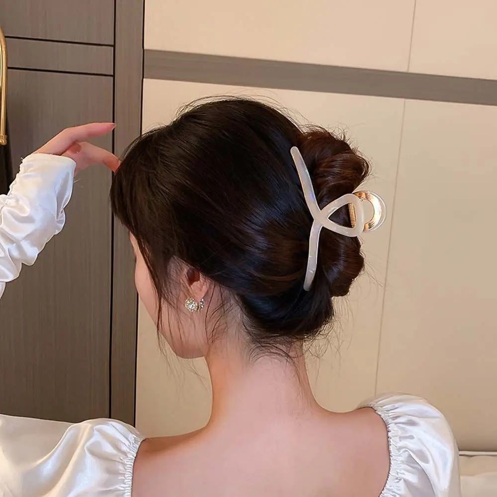 

Cute Lovely Sweet Mermaid Color Acetate Leopard Print Big Barrettes Hair Clips Korean Style Hair Claws Hair Ornaments