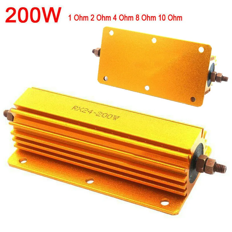 50 Вт 100 алюминиевый мощный металлический корпус чехол проволочный резистор 0 01 ~