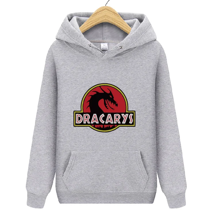 Dracarys толстовка с капюшоном принтом Игры Престолов Дейенерис дрогон огонь для