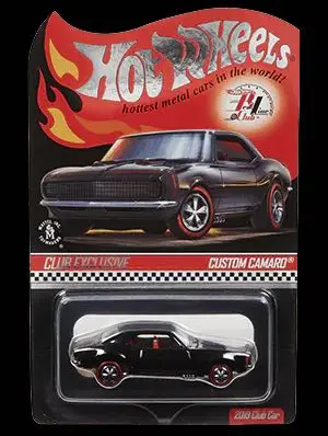 Автомобиль Hot Wheels 2019 Red Line Club CUSTOM CAMARO коллекционная серия металлические литые