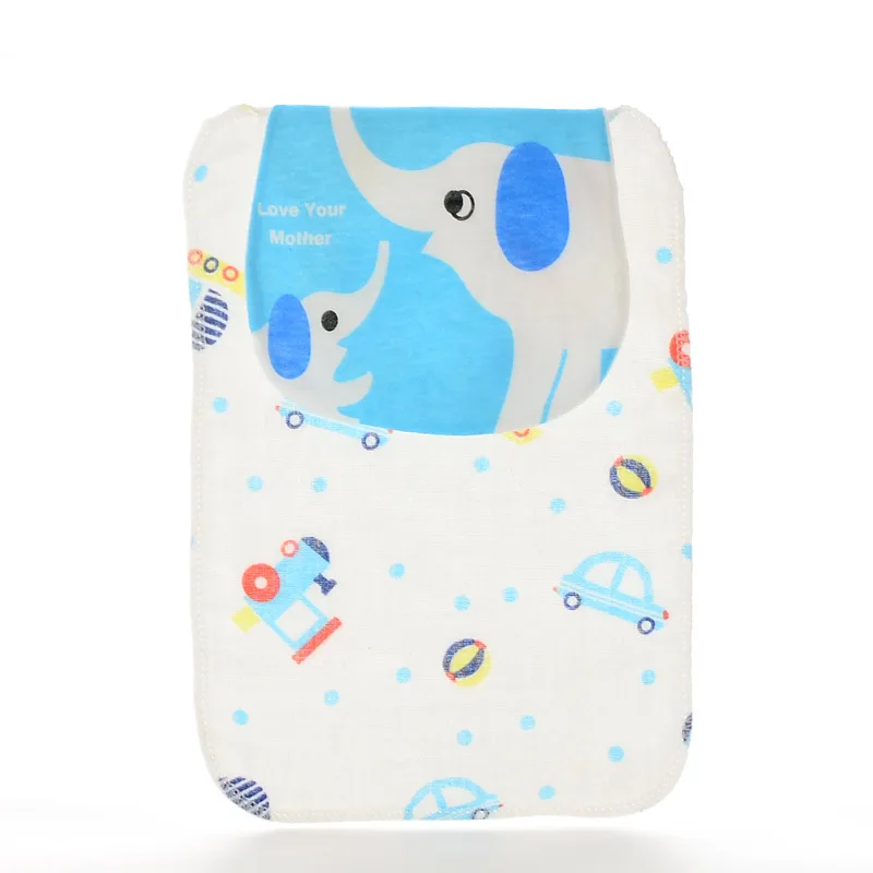 

2 Pcs Sweat towel FOUR/SIX Layers of children's supplies gauze sweat towel pure cotton pad back towel baby sweat towel