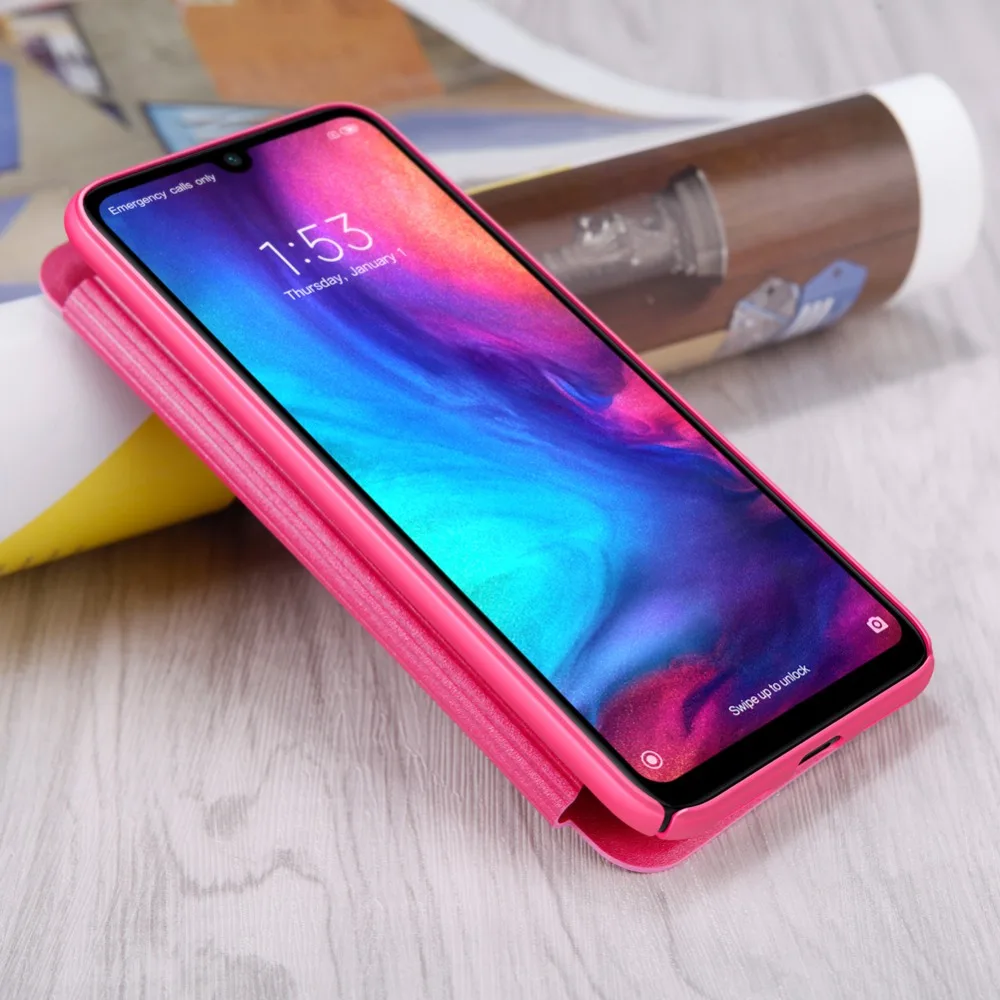Флип-чехол для xiaomi redmi note 6 Pro Note 7/Note 7 Pro Чехол redmi note 8 чехол NILLKIN sparkle супер тонкий флип-чехол из искусственной кожи
