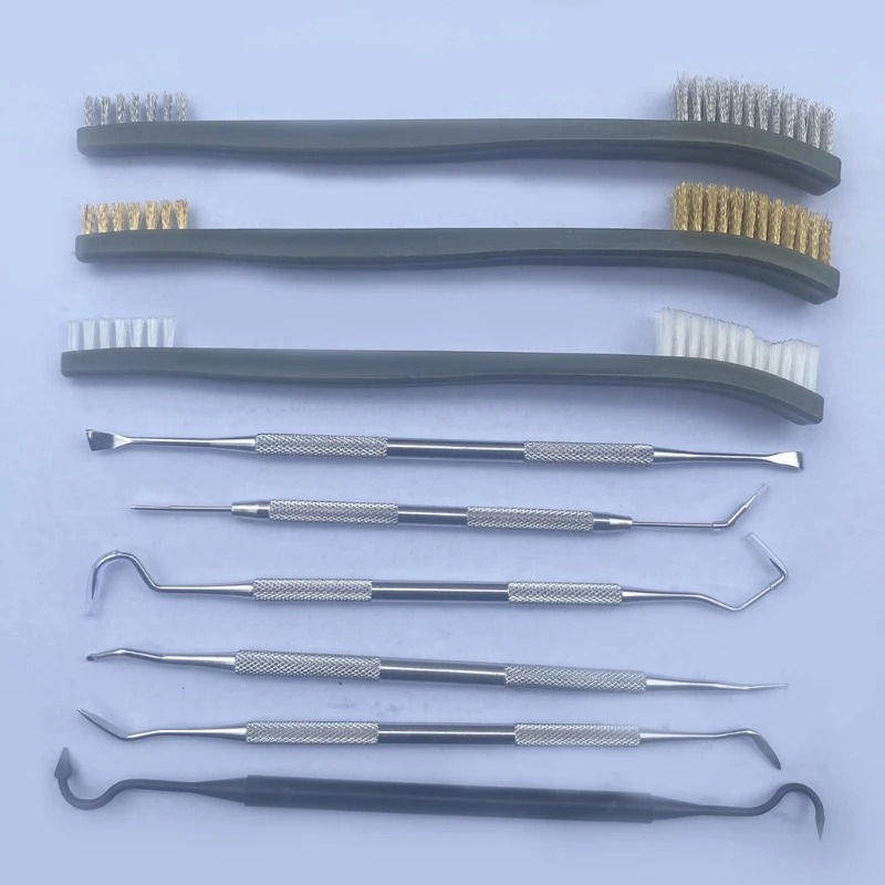 

Brush Pick Roll Pin Punch Hammer Set Rifle Cleaner for Metal Parts for Sweeping