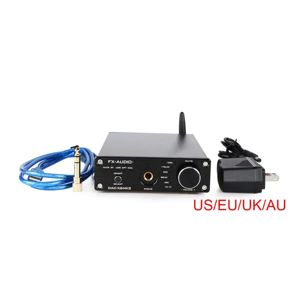 FX-Audio DAC-X6 MKII ESS9018 TPA6120 Chip Bluetooth 5.0 APTX SPDIF Coaxial PC-USB RCA Amplifier USB DAC Decoder images - 6