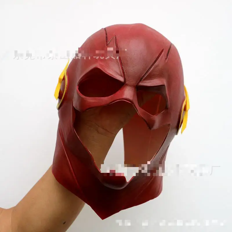 Маска на Хэллоуин настоящая маска молнии гарнитура Dc Super hero The Flash Hero Movie Theme Cos