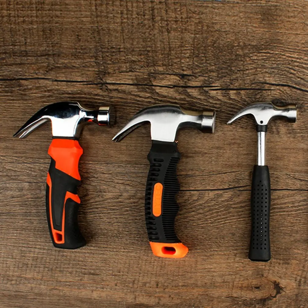 

Round head plastic handle Magnetic claw hammer For woodworking and Electronic tool, mini hammer rubber hammer stainless tool