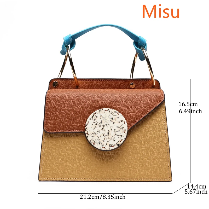 

Luxury Panelled Geniune Leather Women Handbags Design Brand Shoulder Bags Chic Lock Matte Crossbody Bag Female Small Square Flap
