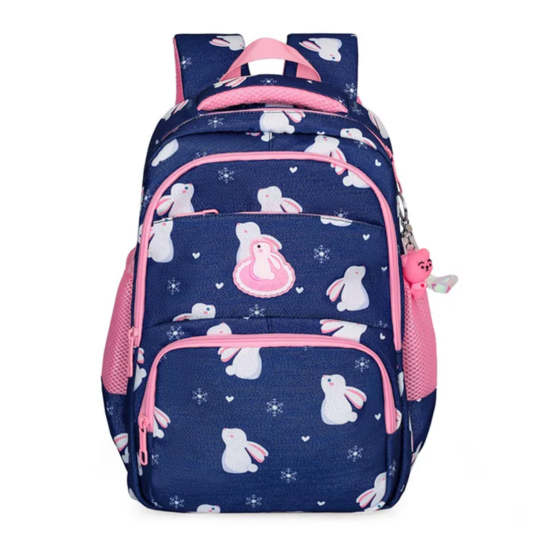 Детские школьные ранцы для девочек вместительная водонепроницаемая сумка книг