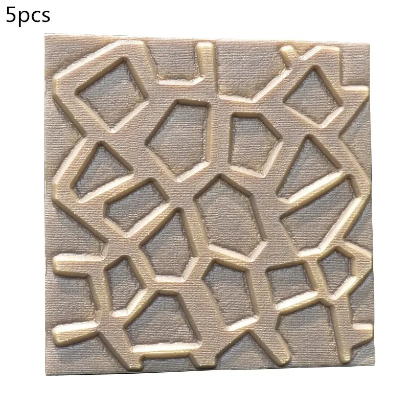 5pcs grey 3D самоклеющиеся обои панель на стену, вокруг телевизора, над диваном фон Настенный декор 30x30 см водонепроницаемый ПЭ пена кирпичи стены пилинг и палка - Цвет: 5pcs grey