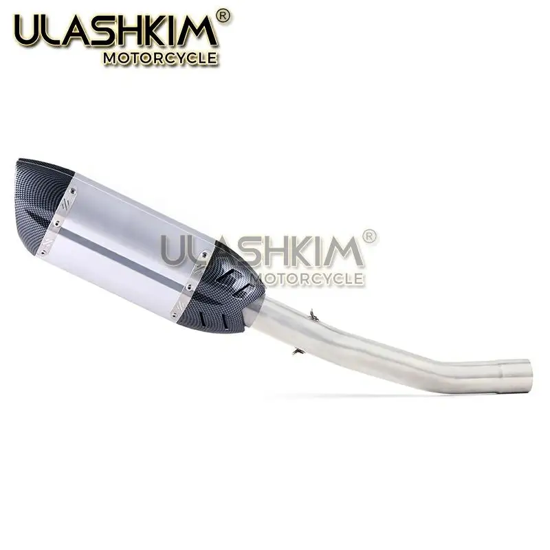 Глушитель выхлопной трубы мотоцикла с полной системой среднего соединения для
