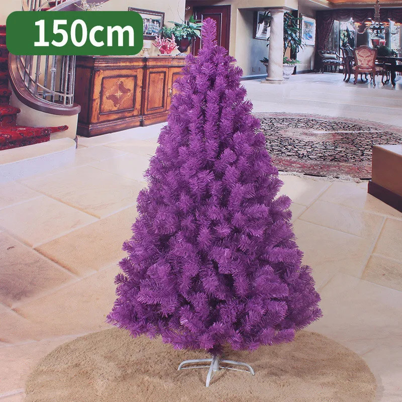 150 см украшения для рождественской елки фиолетовое золото рождественские дома