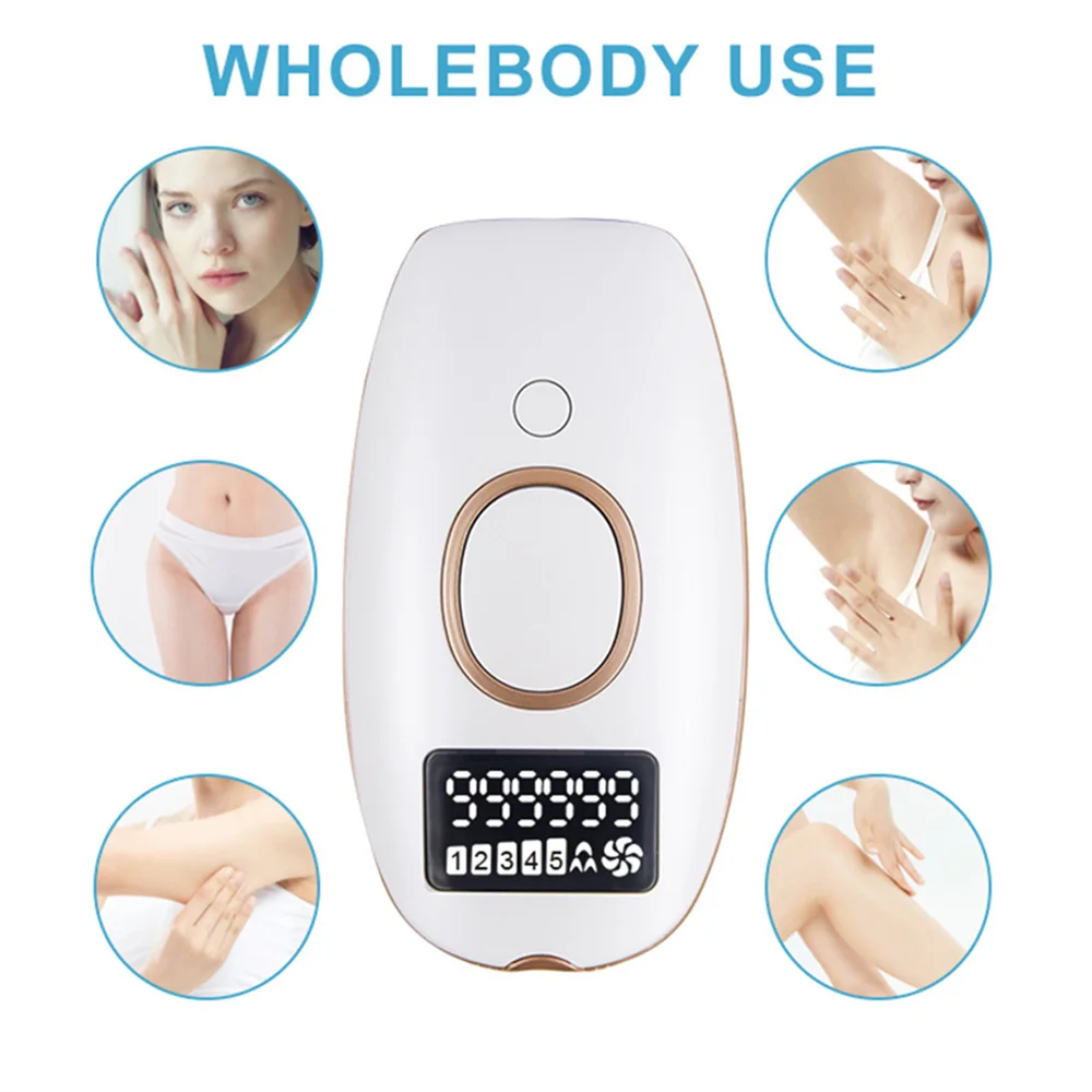 

Electric Epilator For Women's Shaver Permanent IPL Hair Removal 600000 Flash Hair Removal Photoepilator Painless Home Use Device