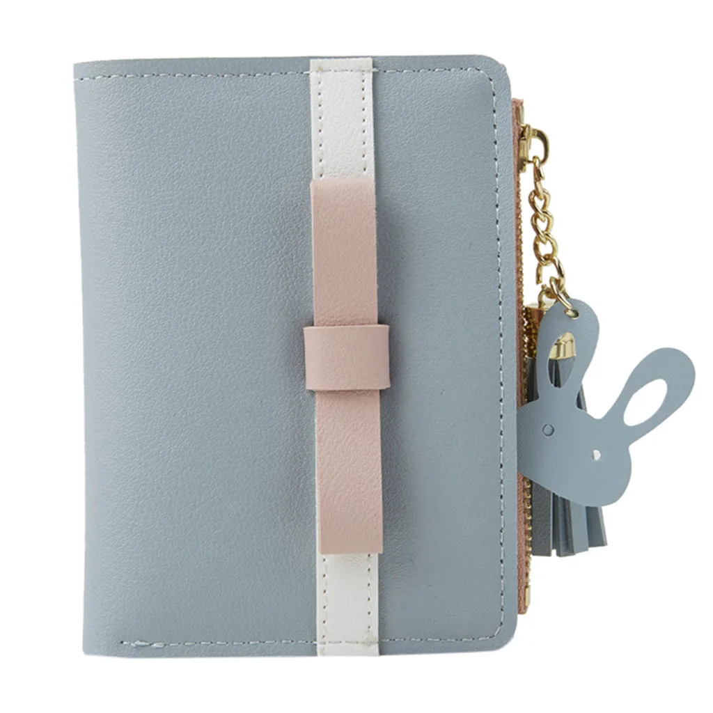 Модный кошелек для монет женские кошельки карамельных цветов женский короткий