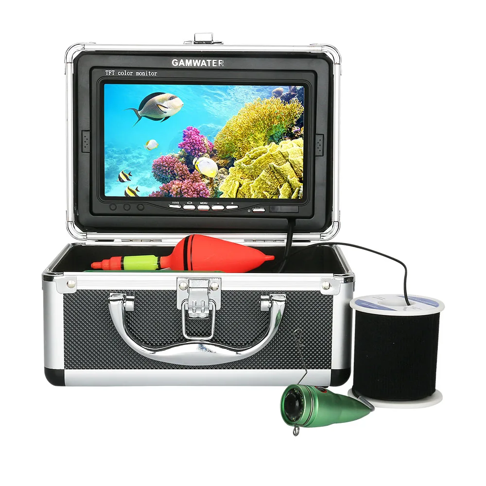 

Underwater Fishing Video Camera Kit 1000tvl 6w Ir Led White Led With 7inch Color Monitor 10m 15m 20m 30m