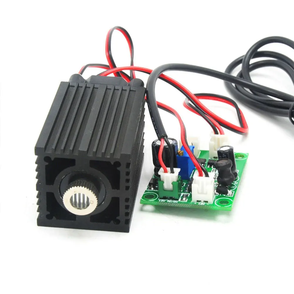 Мощный регулируемый Линейный луч 100 нм мВт Фиолетовый/синий лазерный диодный