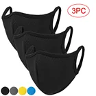 3 шт., оптовая продажа, маски для лица унисекс, моющаяся маска для рта, Пыленепроницаемая дышащая маска, маска для лица