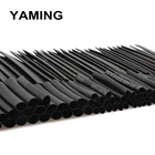 127 шт.лот, термоусадочные трубки, 7,28 м, 2:1, черные трубки для автомобильных кабелей, ассортимент, комплект проводов с полиолефиновым комплектом