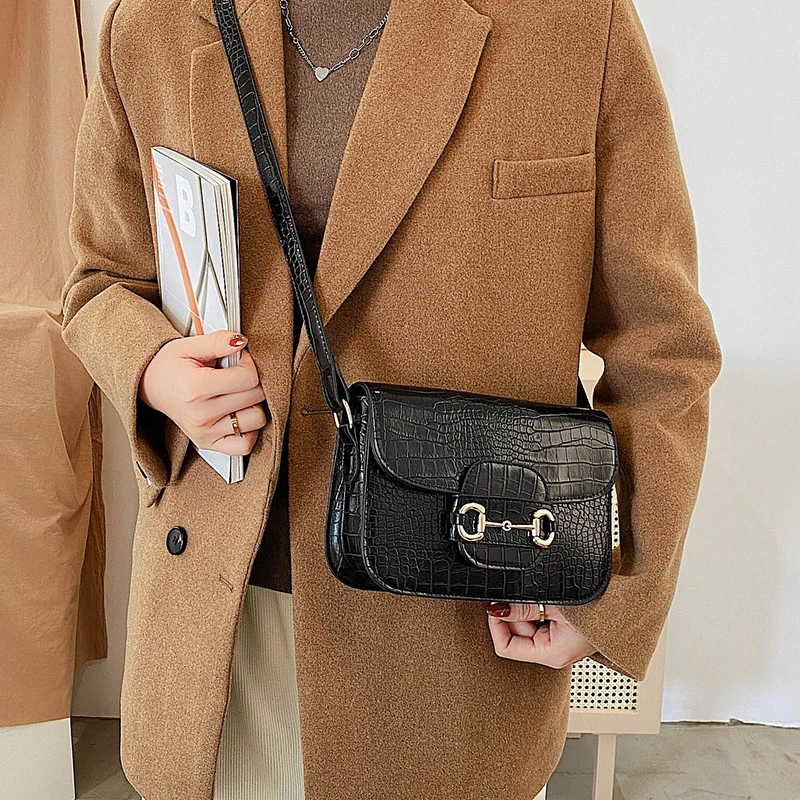 

High Quality Ladies Handbags For Women Small Square Bag Cross Shoulders Packet Messenger Leather Women Bag Large Capacity bolsos