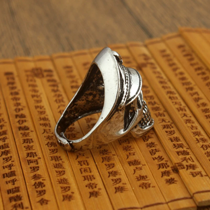 StreamPunk Стиль кольца с черепом Прохладный индивидуальное из титановой стали