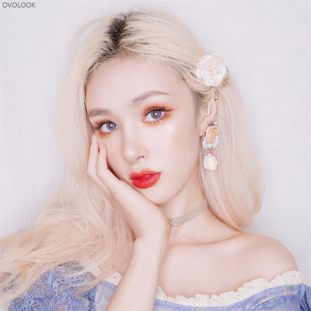 OVOLOOK 2pcs/пара линз контактные линзы (3 оттенка переходящие плавно от темного к