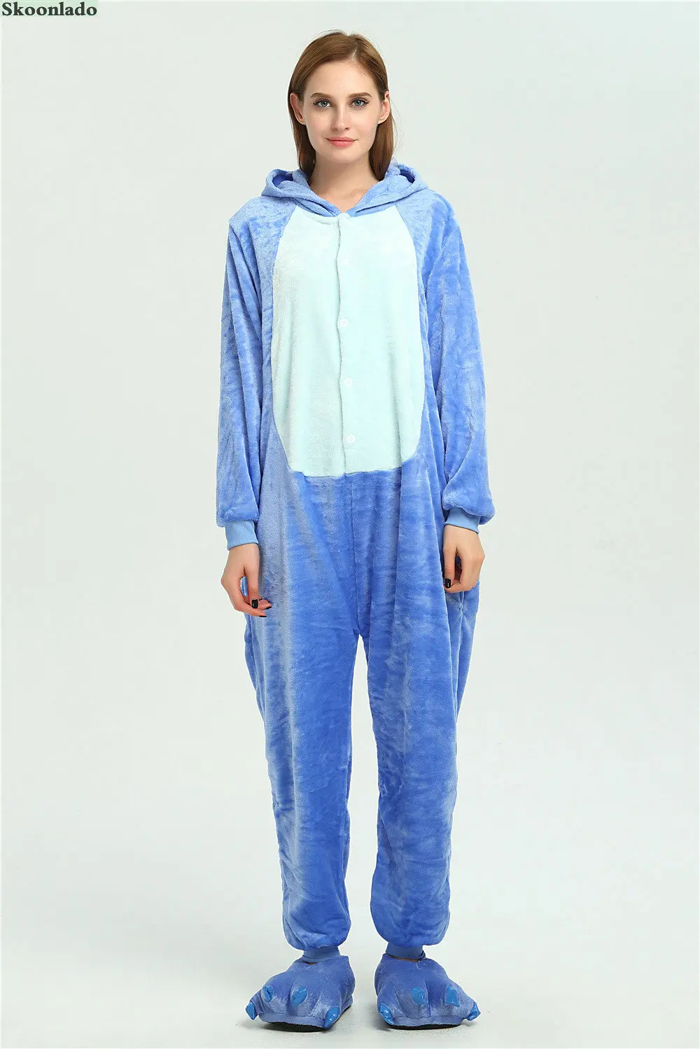 Новейший зимний комбинезон для взрослых домашняя пижама косплея Мультяшные