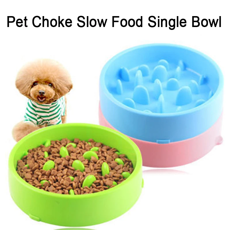 

Pet Slow Food Bowl Durable Non-Toxic Unique Design Pets Slow Food Feeder Pet Cats And Dogs Healthy Eating Bowls OZ .