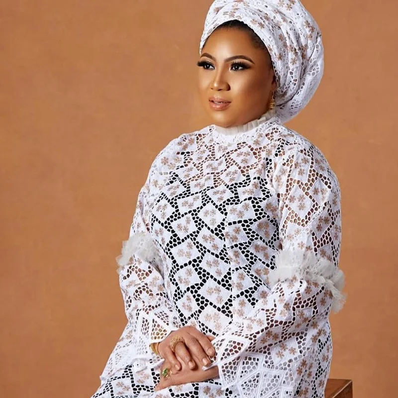 

High Quality Hollow Out Yellow Cotton African Voile Lace Fabric With Stone Embroidery Swiss Voile Lace In Switzerland mv176