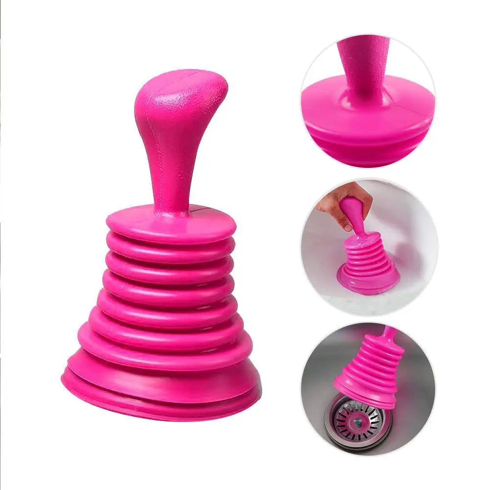 1 шт. сливной Плунжер мощность всасывание для туалета раковина душ трубы забивать