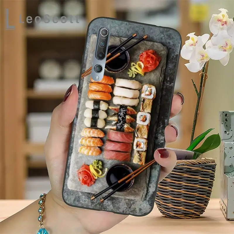 

Japanese cuisine sushi - Phone Case For Xiaomi mi Redmi note 7 8t 9 9t 9s 8 10 10t 11 pro lite K20 max 3