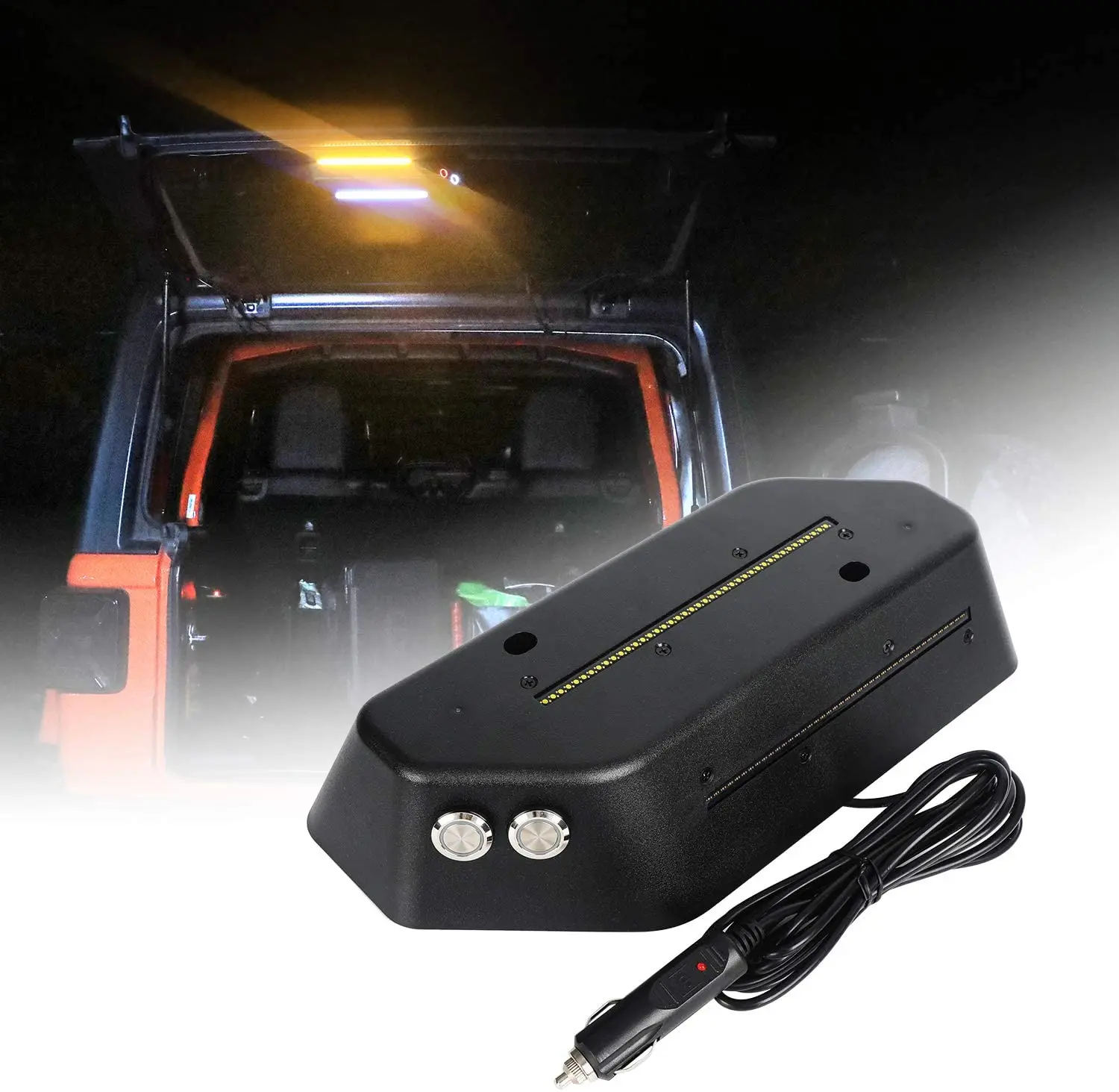 Автомобильный 4X4 внедорожный фонарь для задних ворот двойной белый светодиодный