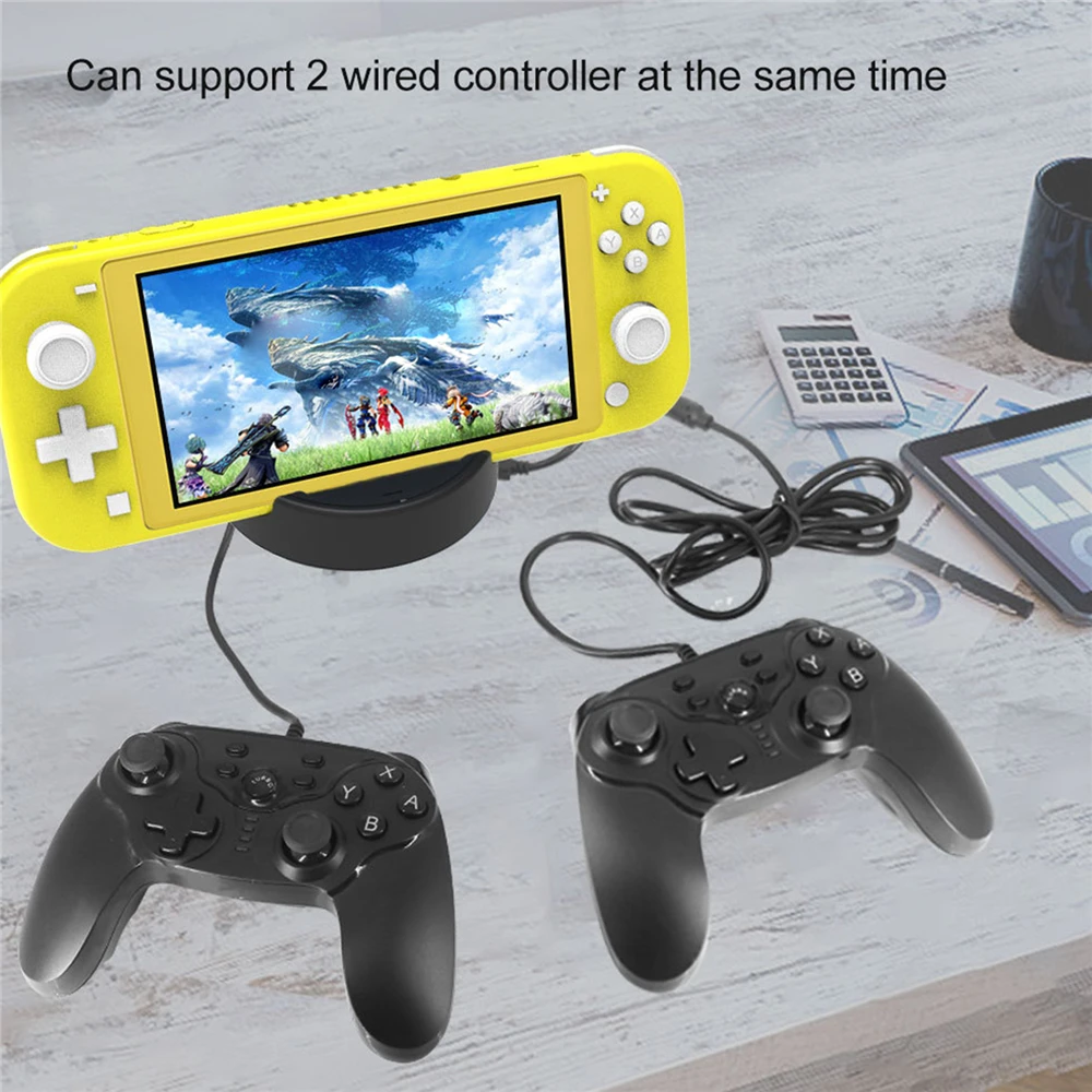 Зарядная док станция для Nintendo Lite охлаждающая подставка консоли Switch с 2 USB портами