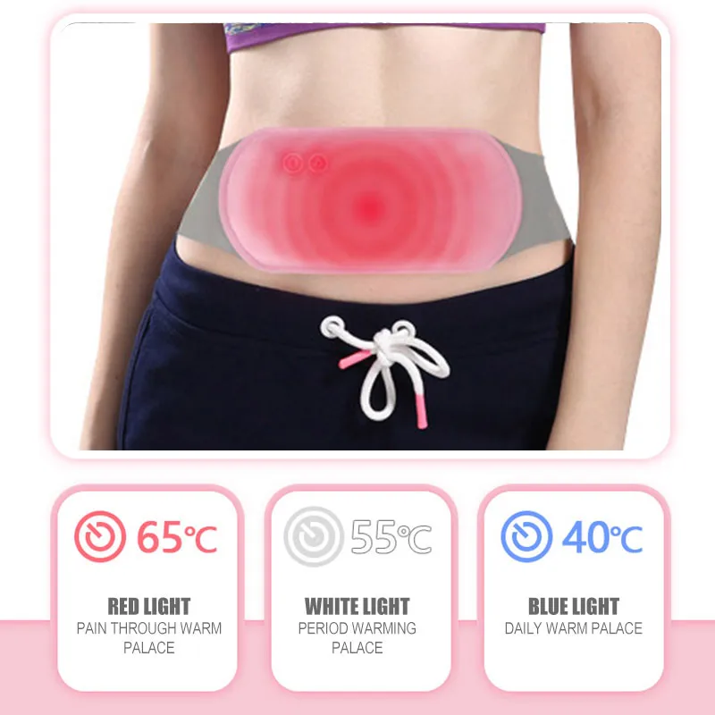 Здоровый тело с зарядкой через USB теплый пояс матки графеновые нагревательные