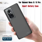 6800 мАч, портативное зарядное устройство для Huawei Nova 9, чехол для аккумулятора, внешний аккумулятор, чехол для зарядки для Huawei Nova 9 Pro