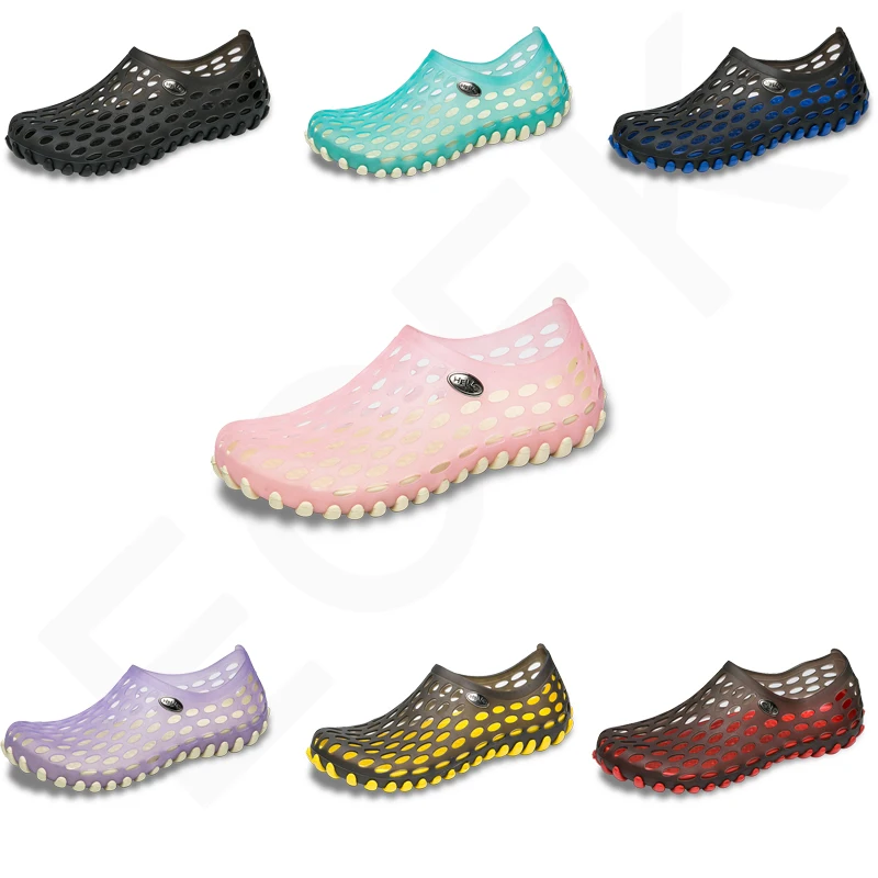 Шлепанцы EOFK женские для пляжа сланцы из ЭВА мягкие удобные сандалии на плоской