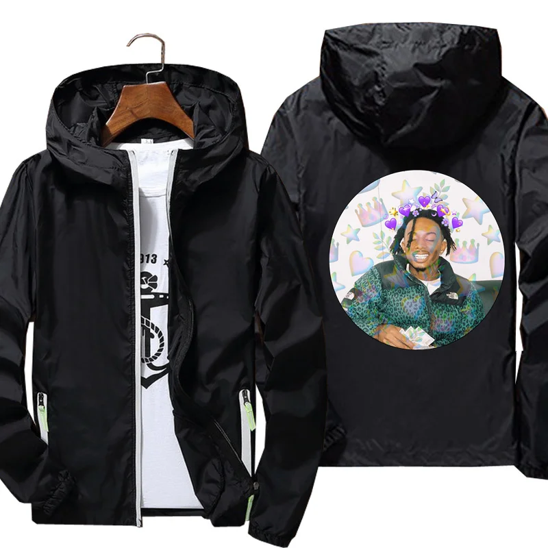 

Ветровка Playboi Carti 1 Мужская, куртка со светоотражающей кожей, брендовая с принтом, весна-осень 2021