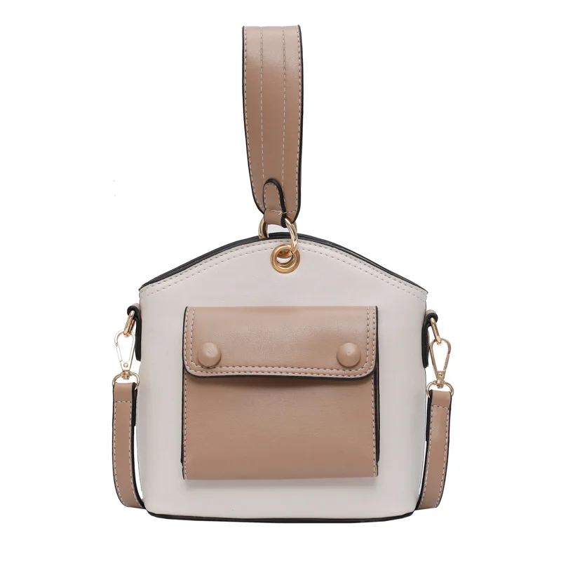 

Popular Small Bag of Women to 2020 of New Red Bucket Bag Women Texture Shoulder Bag Fashion Ins