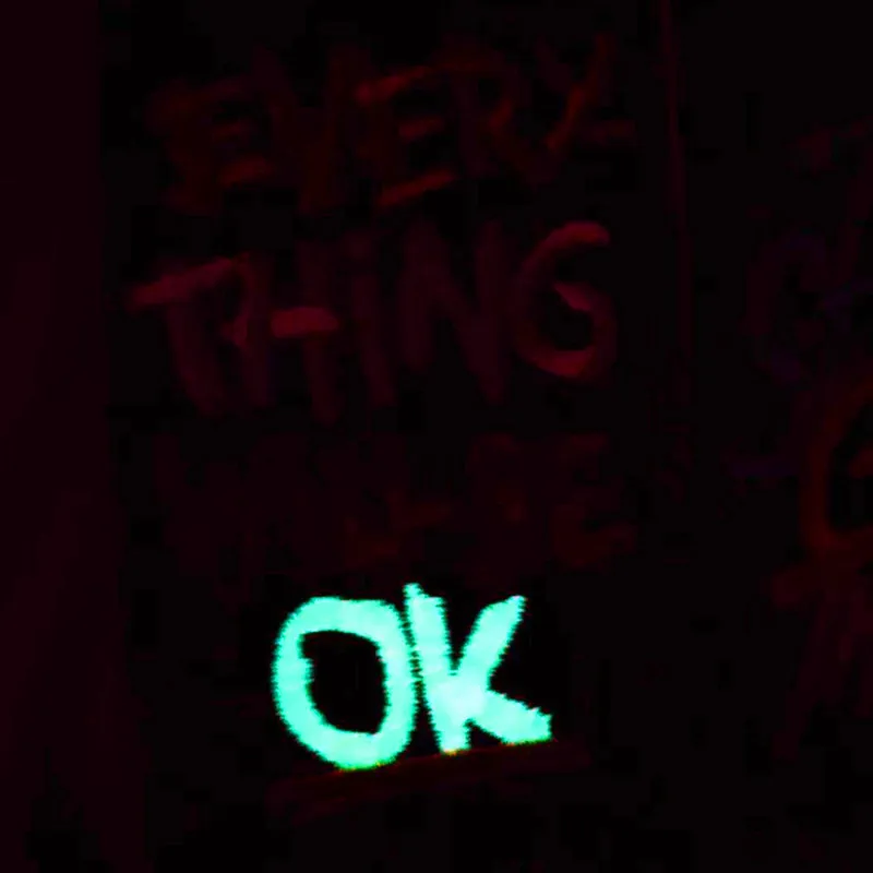 Жизнь вдохновляющие серии Светоотражающие заплаты вышивки Everything Will Be OK