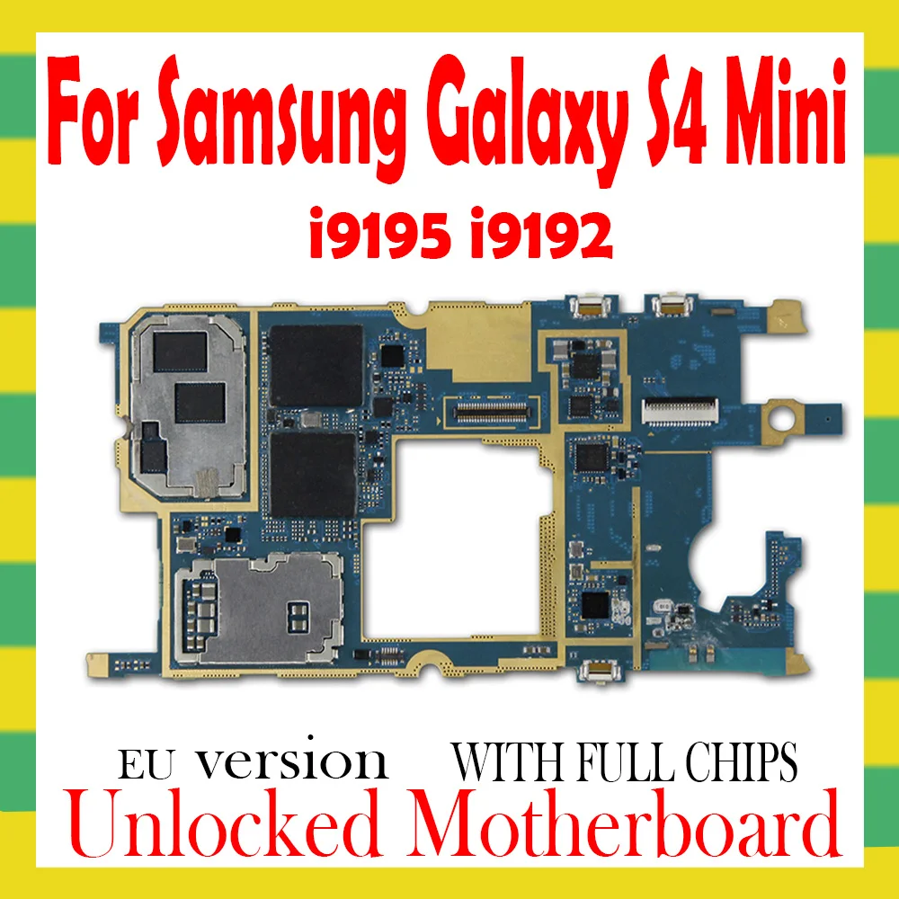 Материнская плата для Samsung Galaxy S4 Mini i9195 i9190 i9192 8 ГБ Заводская разблокированная