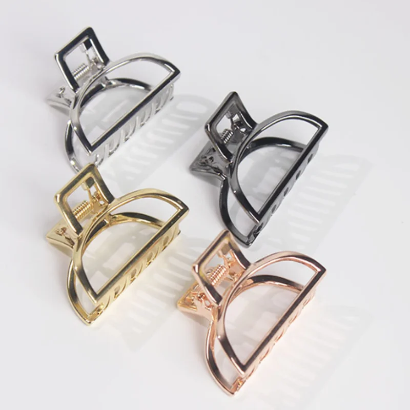 2019 женские заколки для волос геометрические в форме краба Луны однотонные