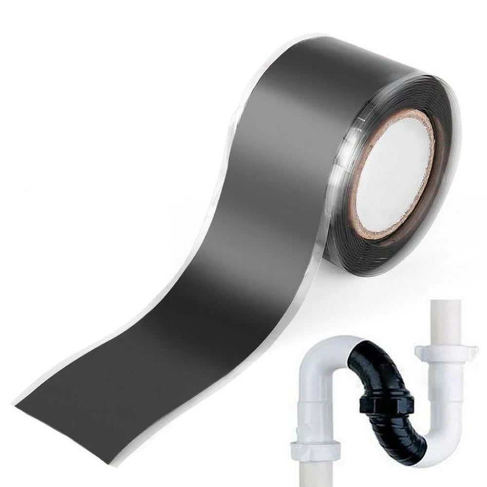 Водоотталкивающая клейкая лента для ремонта труб силиконовая