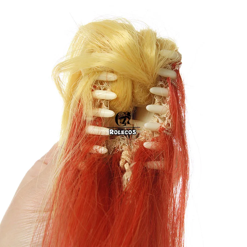 ROLECOS аниме демон Slayer косплей волос Rengoku Kyoujurou Косплей желтые волосы Kimetsu no Yaiba