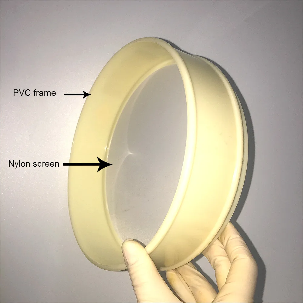 Пластиковый сито Стандартный осмотр тест пластиковый (ПВХ) рамка нейлоновый