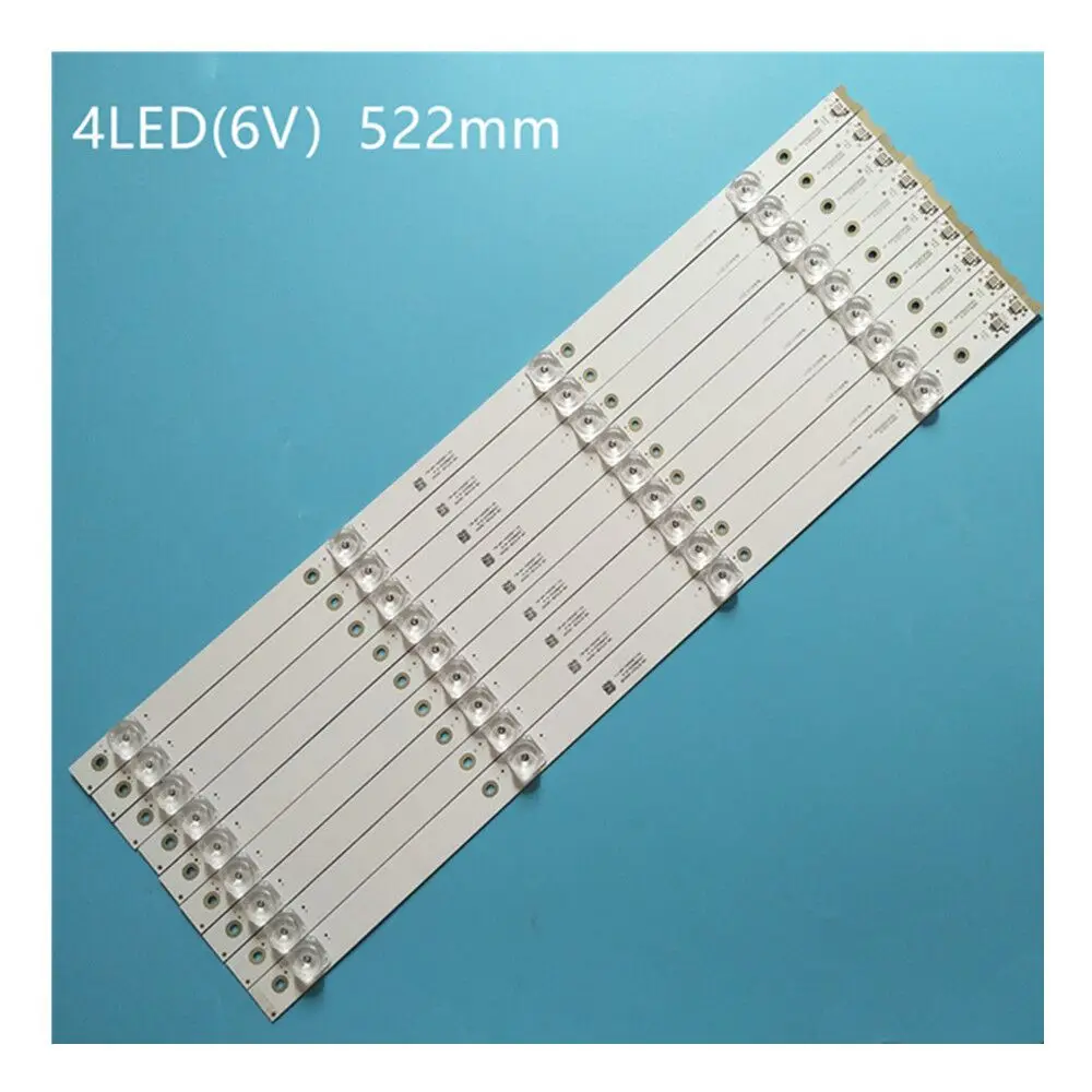 

LED Backlight strip 4 lamp For TCL 55'' TV 55P3-CUD A 55HR330M04A5 V4 55A950C 4C-LB5504-HR15J HR16 L55P3CUS TMT-55P3-8X4