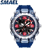 smael 1921 watch for men waterproof 50m dual time zone men%e2%80%99s luxury sport watches stopwatch alarm digital table clock trending