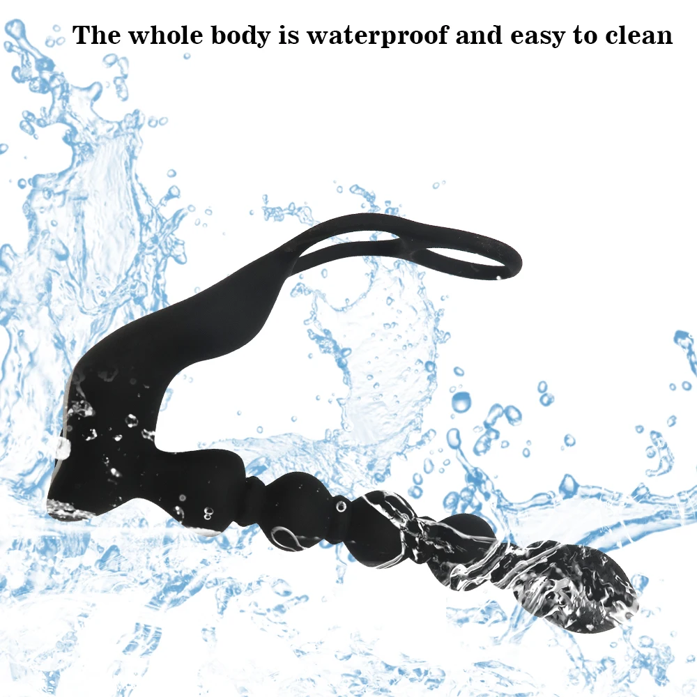 10 мощных режимов смарт-Отопление Вибратор Анальная пробка фаллоимитатор