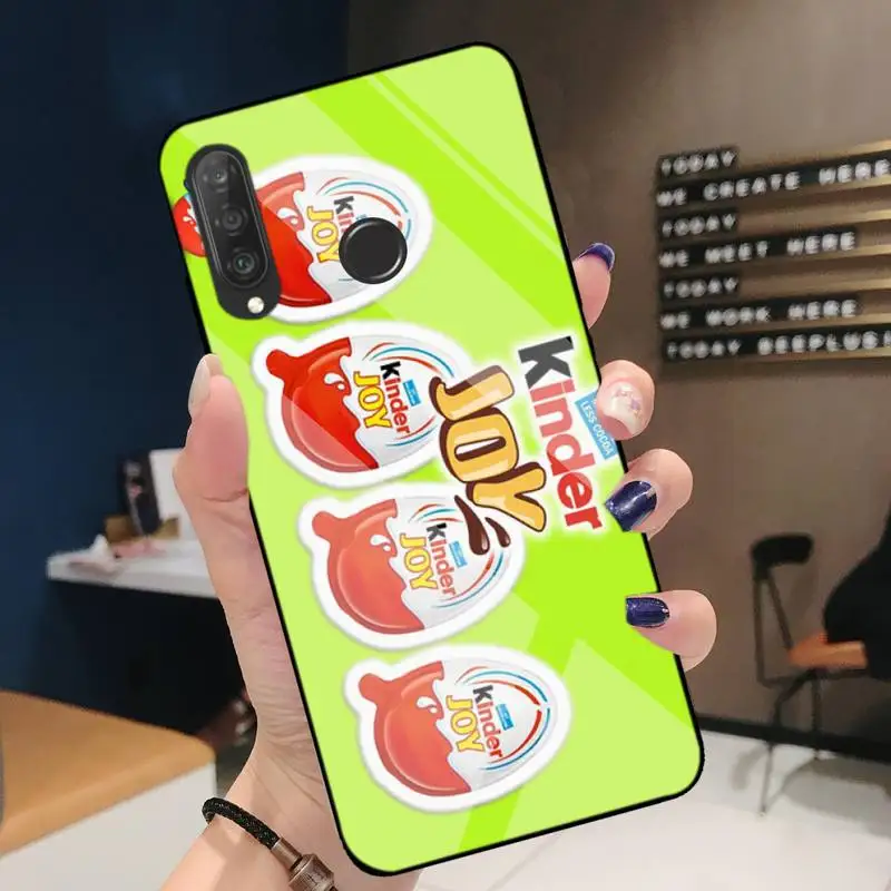 

Phone Case For Huawei P9 10 20pro 30lite Mate 9 10lite 20pro Honor 7A 8X 9 Tempered Glass Chocolate Kinder Joy Surprise Egg
