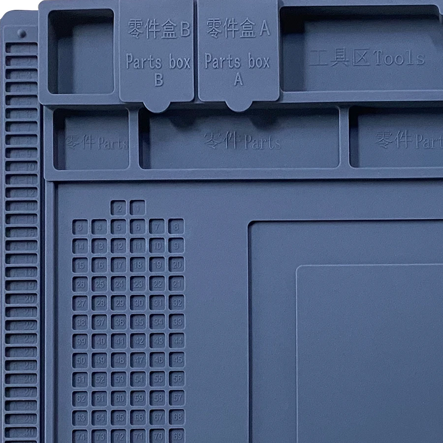 S 160 силиконовый коврик стол на платформе 45x30 см паяльная станция Утюг телефон ПК