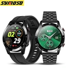 Смарт-часы мужские водонепроницаемые с поддержкой Bluetooth, пульсометром и тонометром