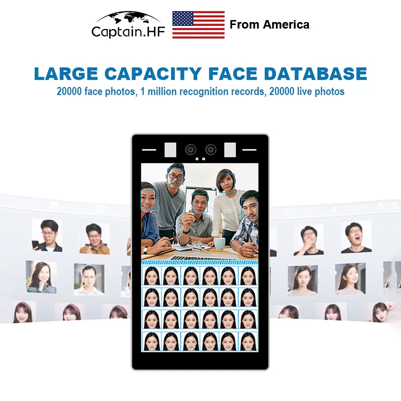 US Captain Infrared Temperature Measurement, Face Recognition Access Control, Intelligent Dynamic Camera, Access by Face ID